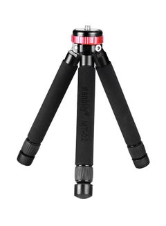 MT-02 Portable 2-Section Extendable Mini Tabletop Tripod Black/Red
