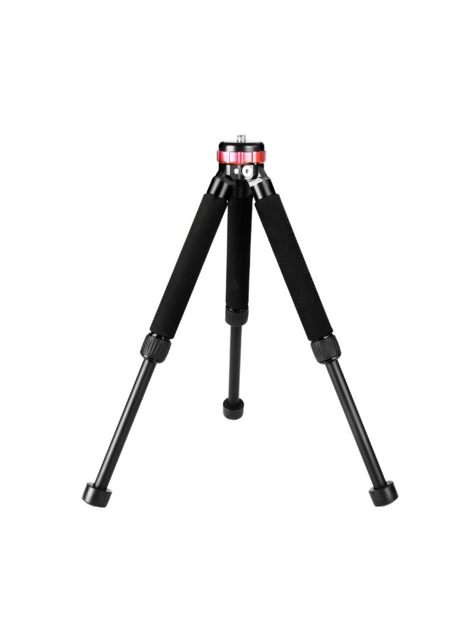 Manbily MT-02 Portable 2-Section Extendable Mini Tabletop Tripod Black/Red  - Image 4