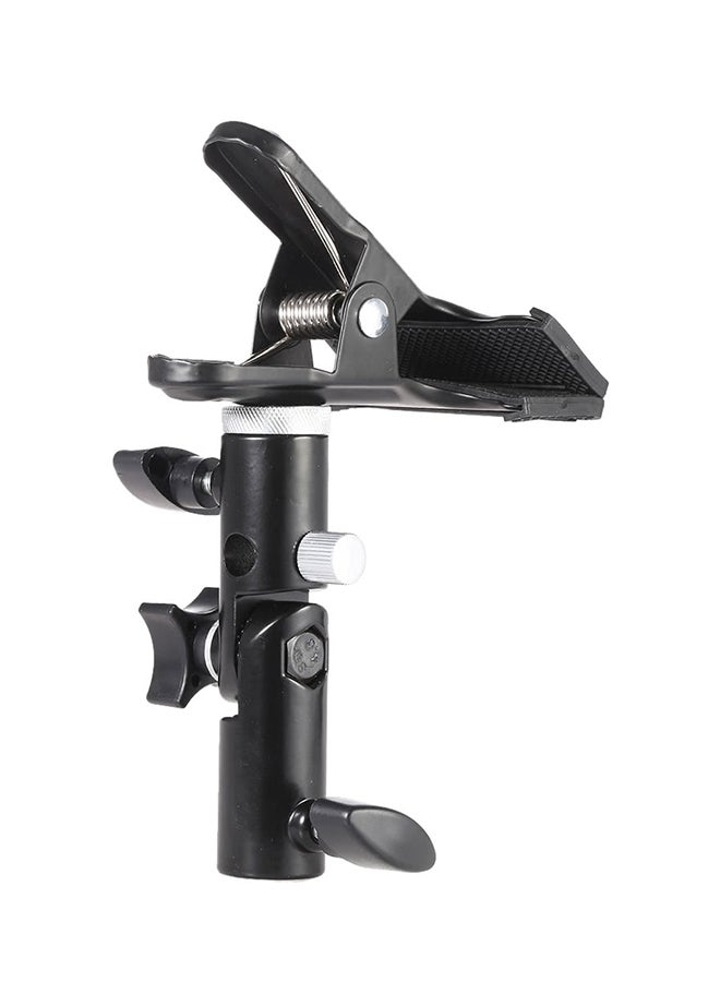 Metal Clamp Clip Holder Black/Silver  - Image 1
