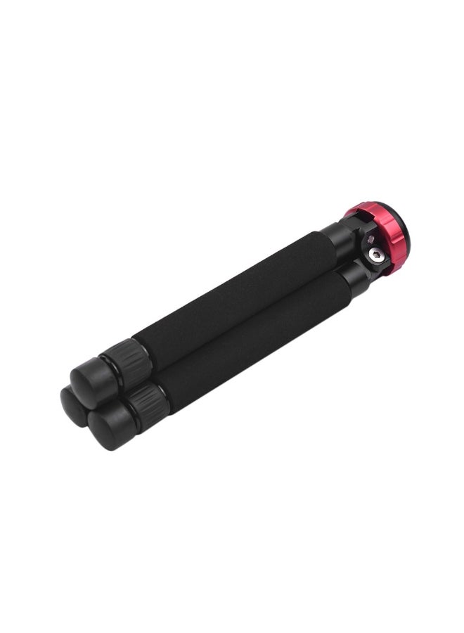 Manbily MT-02 Portable 2-Section Extendable Mini Tabletop Tripod Black/Red  - Image 3