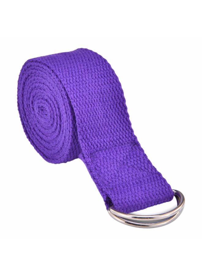 Generic Adjustable Yoga Stretching Strap With D-Ring Buckle  - Image 2