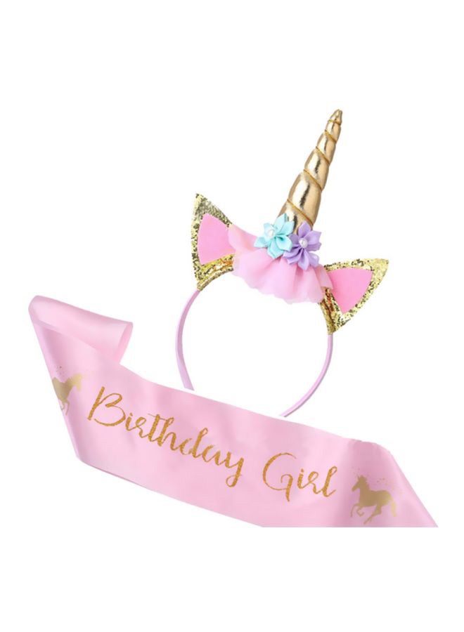 Beauenty Unicorn Headband With Satin Scarf - Image 3