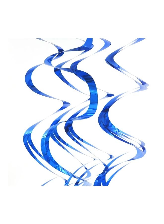 بيوينتي طقم زينة حلزونية تعلق لتزيين أعياد الميلاد مكون من 6 قطع 14.5سم - Image 2