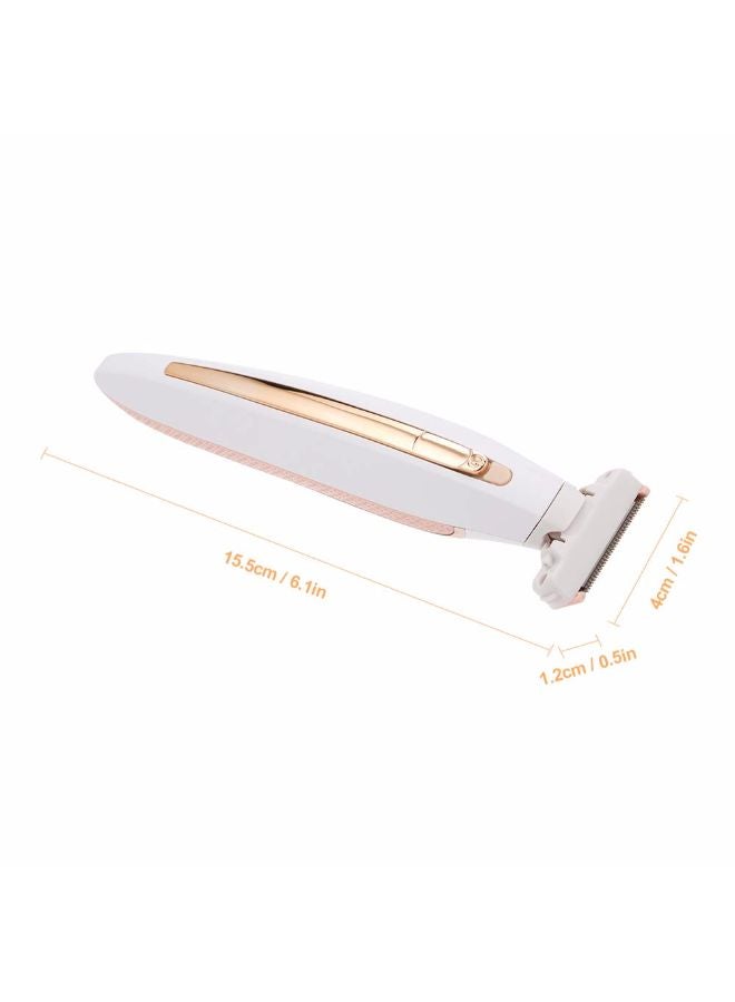 Multi-Function Electric Shaver White/Gold - Image 3