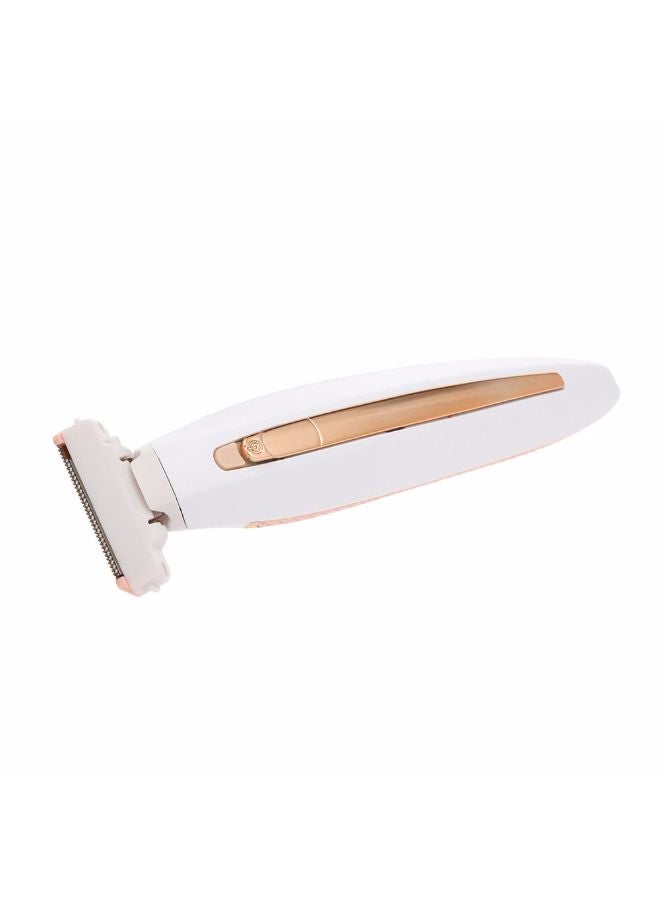 Multi-Function Electric Shaver White/Gold - Image 4