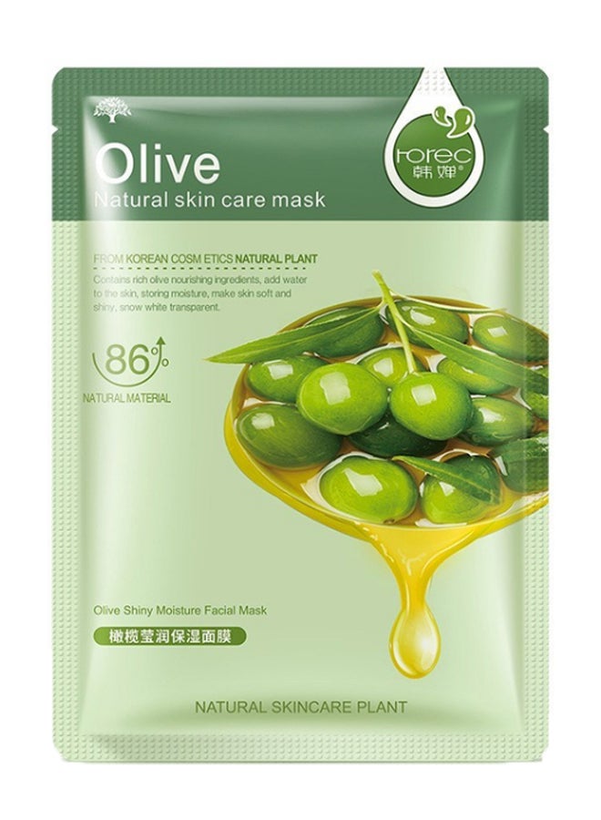 روريك مجموعة ماسك الوجه للعناية الطبيعية بالبشرة بالزيتون من 5 قطع