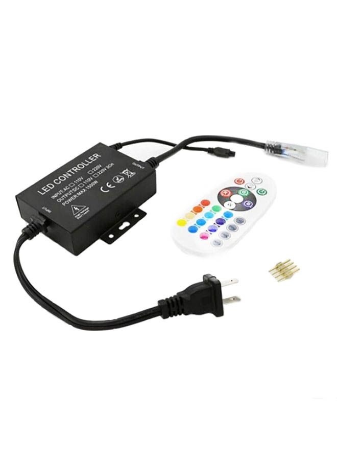 3-Piece LED Strip Controller Adapter Set Multicolour