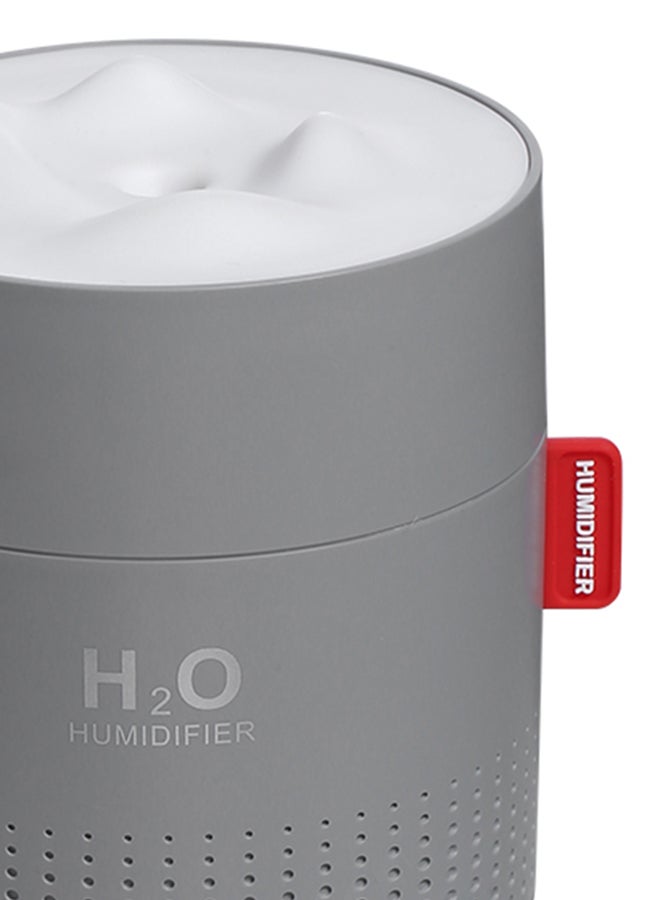موزع هواء 2 في 1 يعمل بالموجات فوق الصوتية ومزود بإضاءة LED Humidifier 5 رمادي/ أبيض/ صافي - Image 2