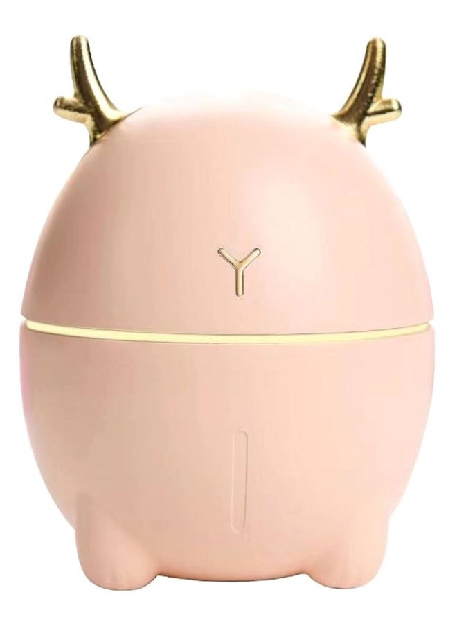 جهاز ترطيب جو وموزع زيت عطري بتصميم محمول على شكل غزال H31323P وردي/ ذهبي - Image 1
