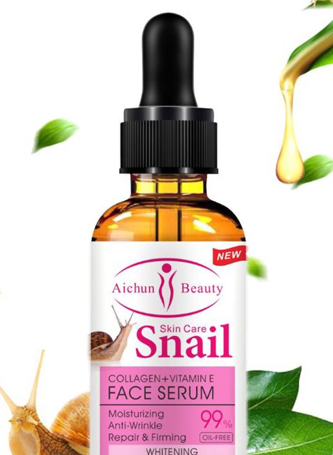 Aichun beauty Collagen Plus Snail Vitamin E Moisturizing Face Serum 30ml  - Image 2