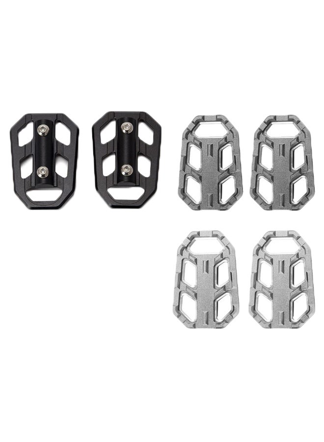 Generic Pair Of Motorcycle Foot Pegs Front Billet Wide Pedals  - Image 2