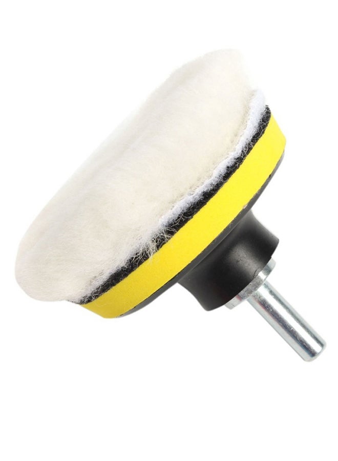 Generic - 11-Piece Waffle Buffer Waxing Polishing Sponge Pad With Drill Adapter Kit - Image 1