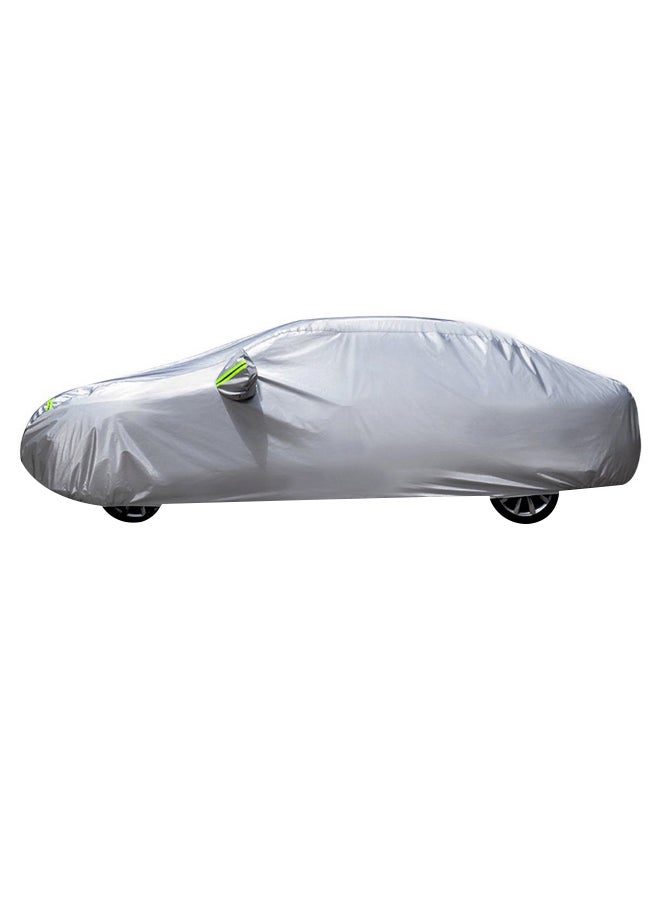 Universal Reflective Strip Sunscreen Protection Car Cover - Image 2