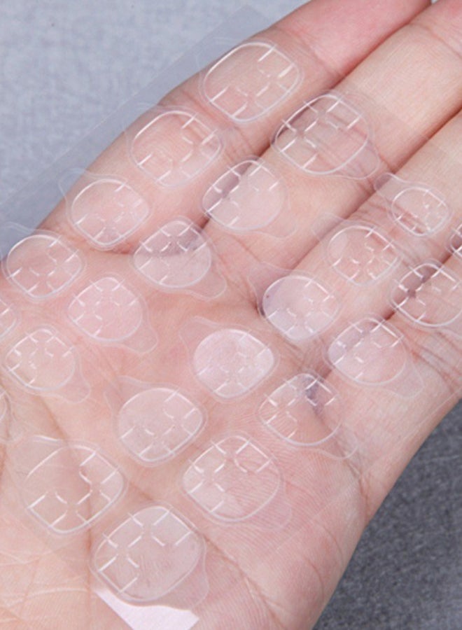 10-Sheet Double Sided Nail Adhesive Tape Clear - Image 2