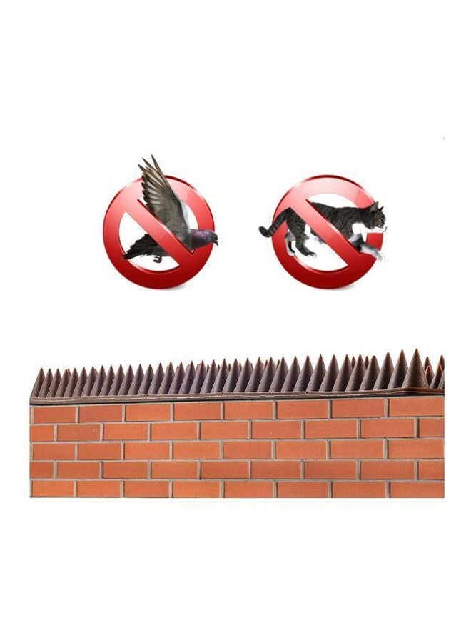 Generic 10-Piece Anti-Climbing Security Fence Spike Set Brown 4.8meter  - Image 5