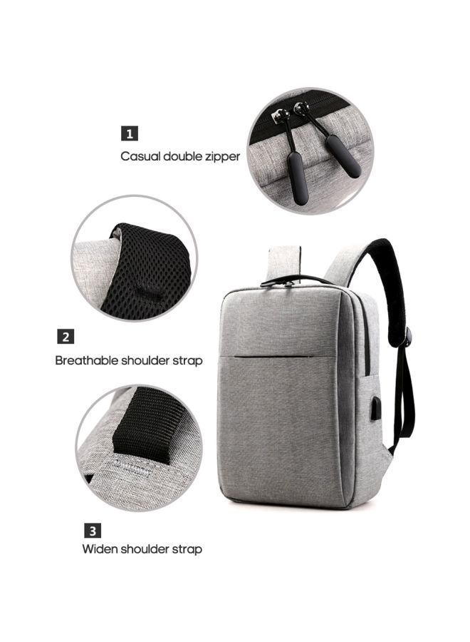 Protective Camera Bag With USB Charging Port Grey  - Image 4
