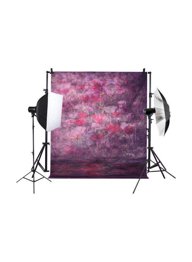 Background Portrait Photography Prop Purple/Red/White  - Image 1