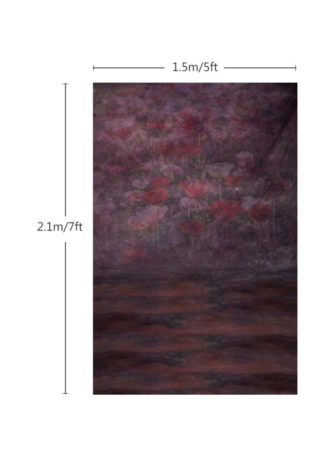 Background Portrait Photography Prop Purple/Red/White  - Image 3