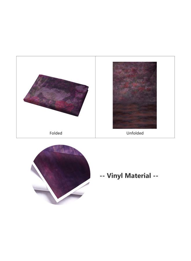 Background Portrait Photography Prop Purple/Red/White  - Image 5