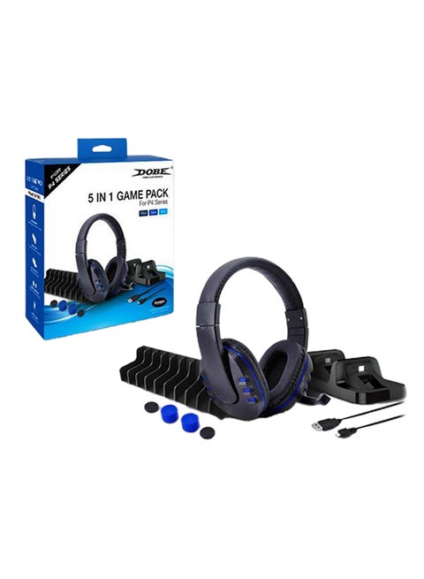 5-In-1 Wired Gaming Kit For PlayStation 4