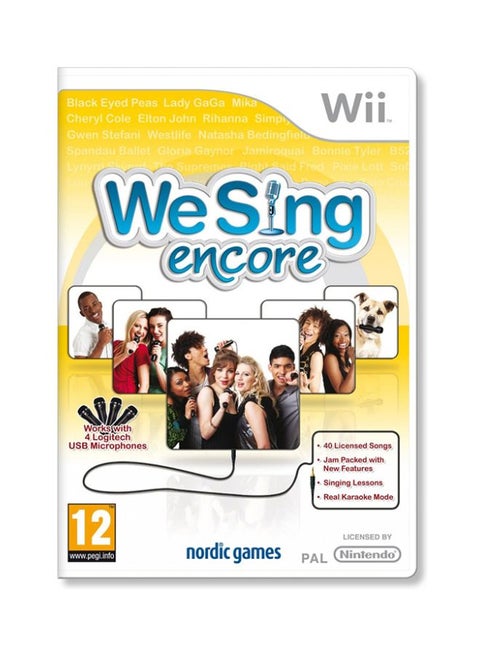 We Sing Encore (Intl Version) - Music & Dancing - Nintendo Wii