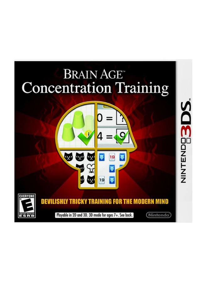 Nintendo Brain Age Concentration Training (Intl Version) - Strategy - Nintendo 3DS - Image 1