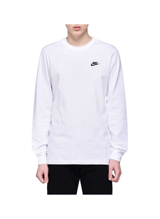 Nike - Nsw Club T-Shirt White/Black - Image 1