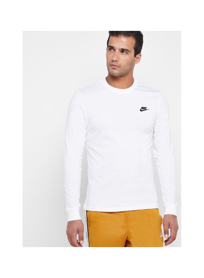 Nike - Nsw Club T-Shirt White/Black - Image 1