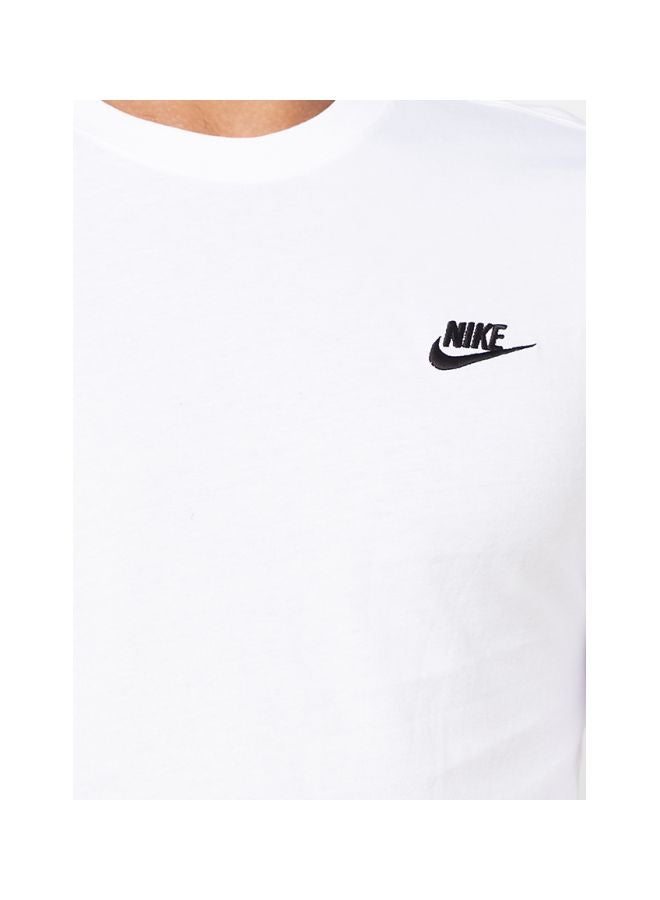 Nike - Nsw Club T-Shirt White/Black - Image 1