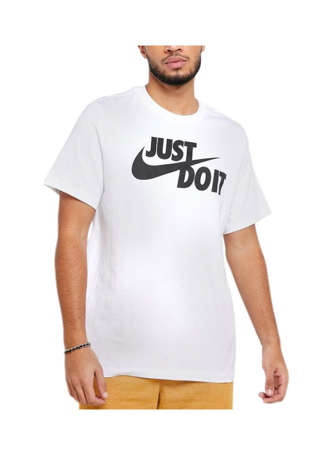 Nike Just Do It Swoosh T-Shirt White - Image 1