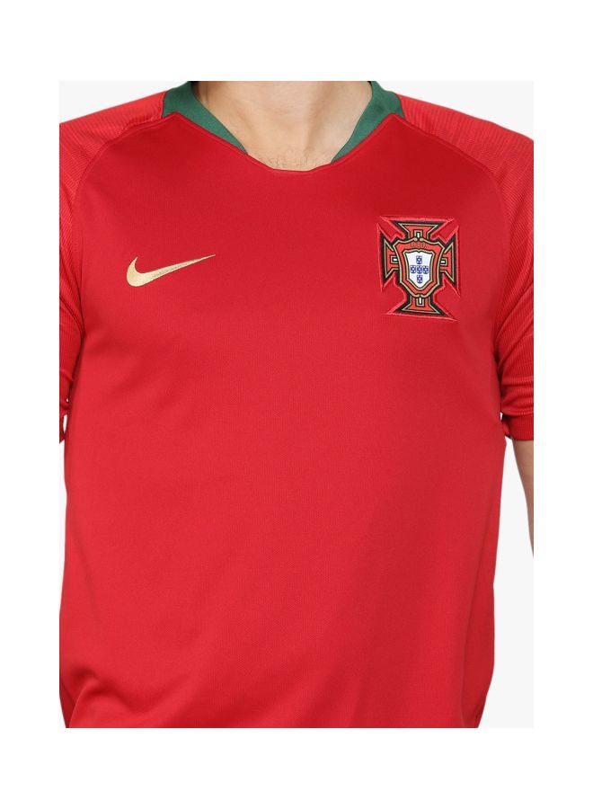 نايكي تيشيرت منتخب البرتغال من الجيرسيه بتصميم جيد التهوية من مجموعة ستاديوم أحمر صريح - Image 4