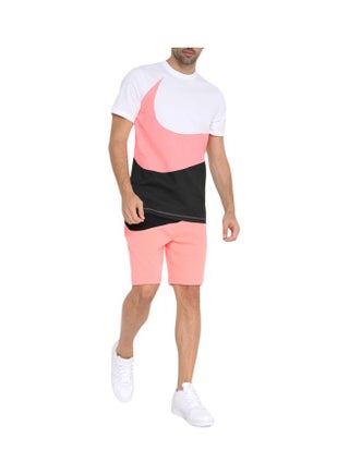 Short Sleeve Multi Nsw Hbr Swoosh 1 T-Shirt White/Black/Pink Gaze - v1585384378/N30953965V_1