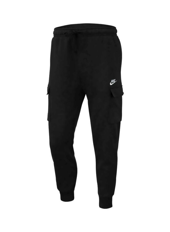 Nike Club Cargo Jogger Pants Black/White  - Image 1