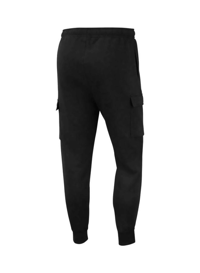 Nike Club Cargo Jogger Pants Black/White  - Image 2