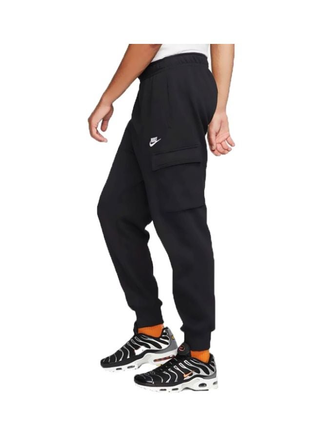 Nike Club Cargo Jogger Pants Black/White  - Image 3