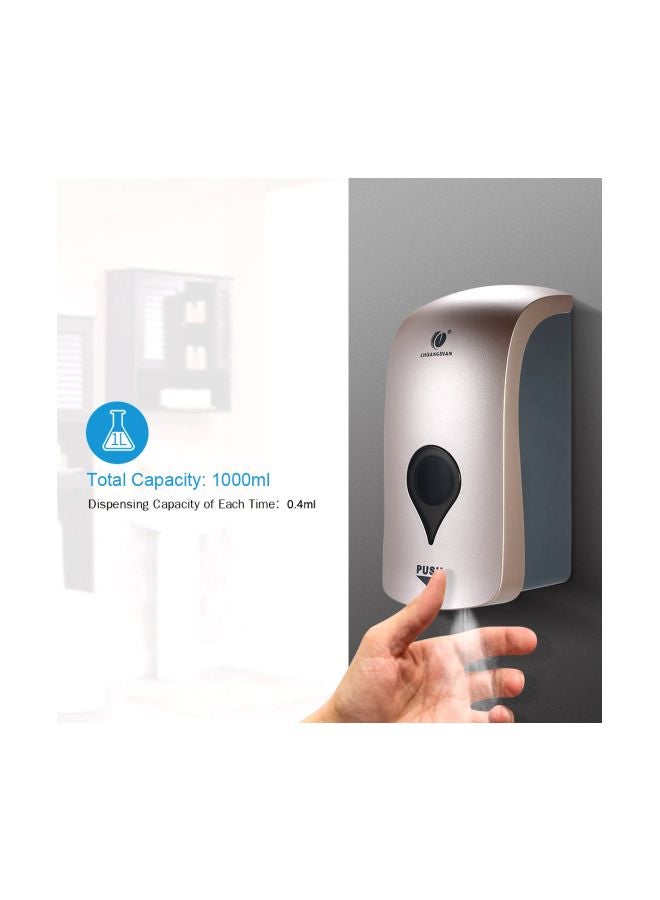 CHUANGDIAN Automatic Spray Type Soap Dispenser With Infrared Sensor Champagne Gold 25x11.5x12centimeter - Image 5