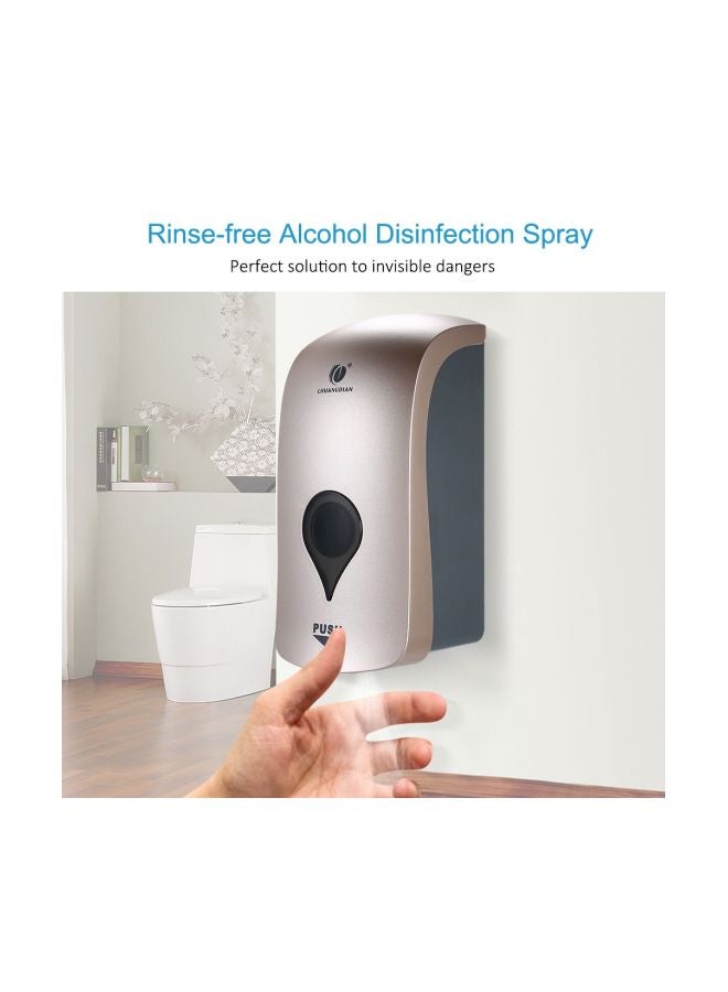 CHUANGDIAN - Automatic Spray Soap Dispenser Black/Gold 25x11.5x12cm - Image 1