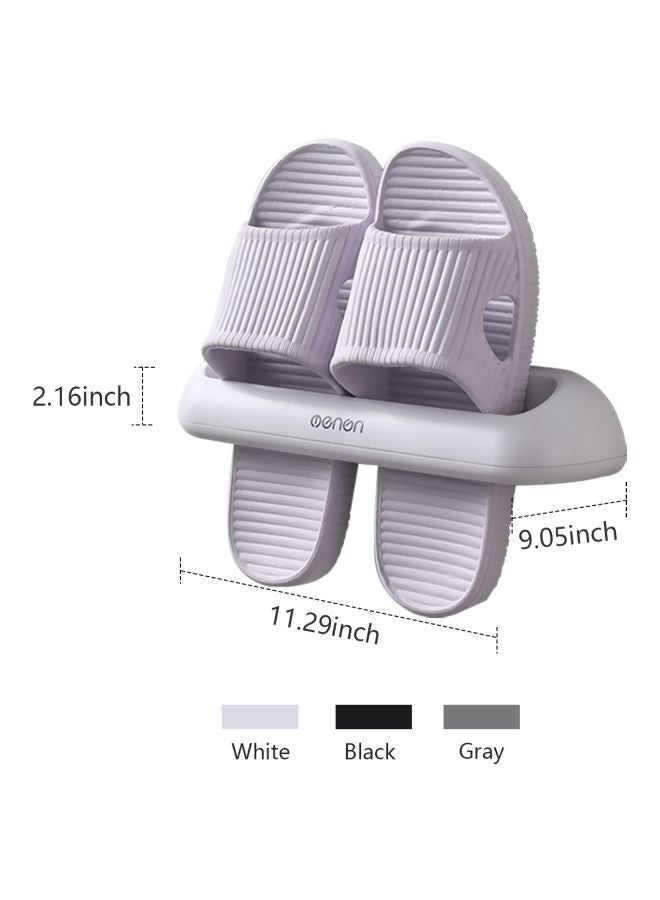 Bathroom Slipper Rack White  - Image 3