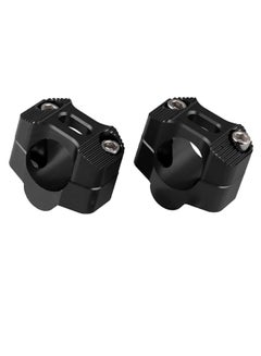 2-Piece Motorcycle Handlebar Riser Clamp Adapter Set