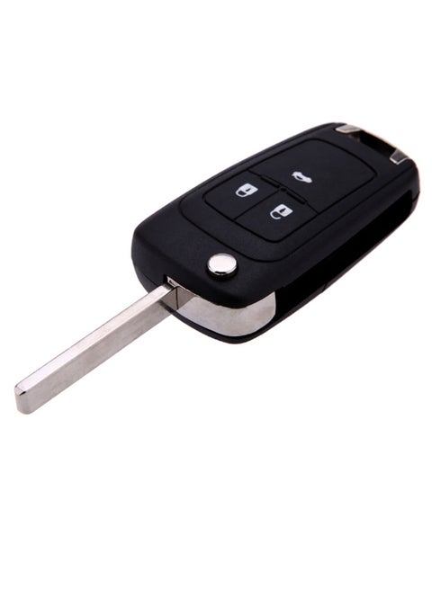 3-Button Foldable Fob Remote Key Shell Case For Chevrolet