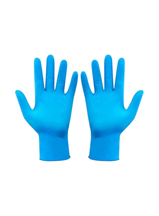 Pack Of 50 Disposable Gloves Blue 18cm - Image 1