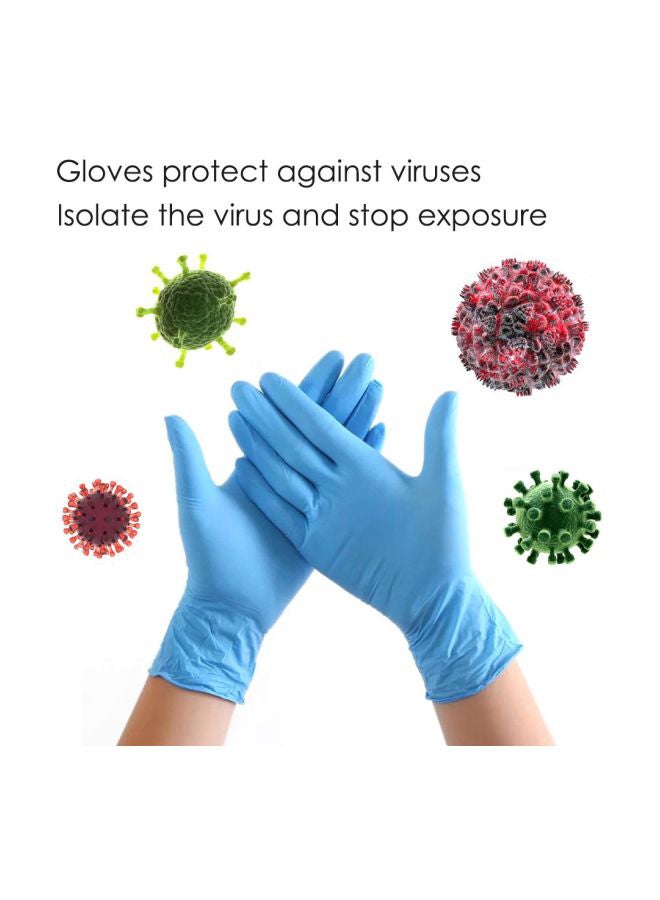 50-Pair Disposable Hand Gloves Blue - Image 2