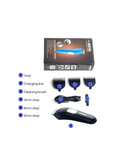 NOVA Professional Electric Hair Trimmer Set Black/Silver  - Image 4