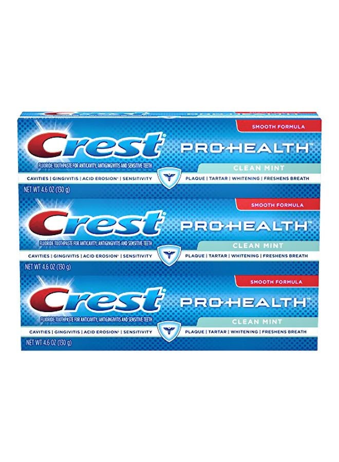 كرست مجموعة معجون أسنان برو هيلث بنكهة النعناع النظيف مكونة من 3 قطع - Image 2