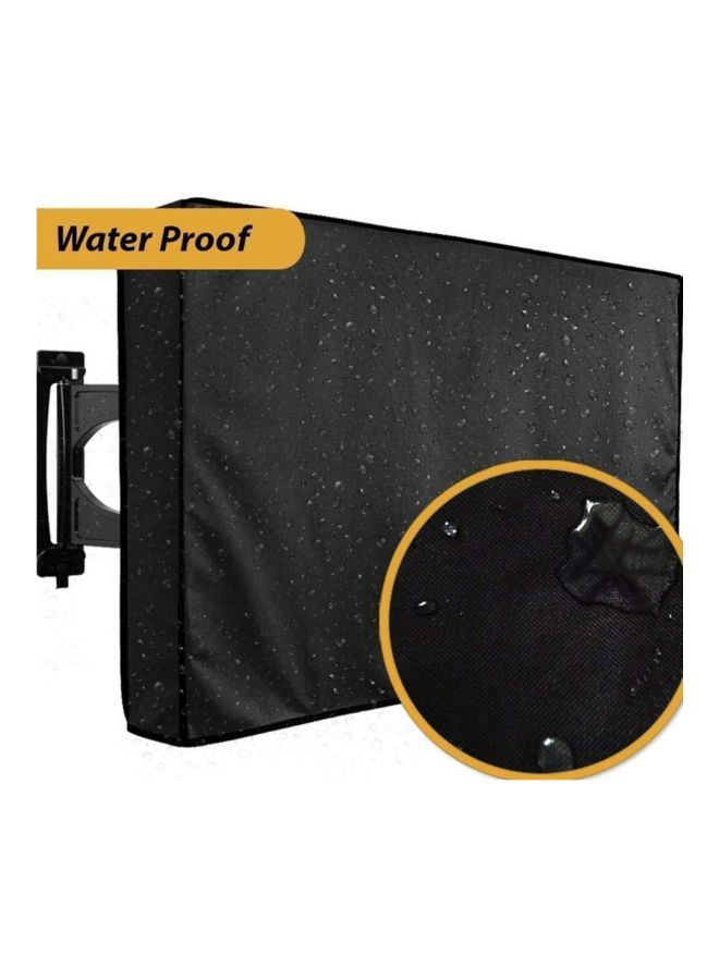 Polyester TV Cover Black - Image 2