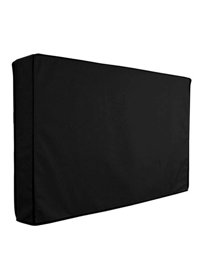 غطاء تلفزيون من البوليستر أسود - Image 1