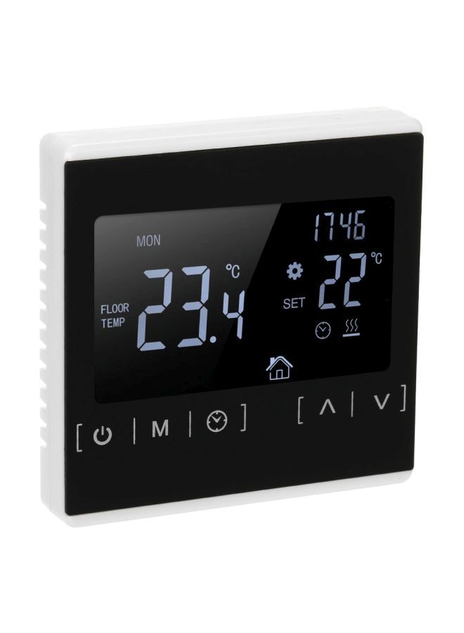 LCD Touch Screen Temperature Controller White/Black