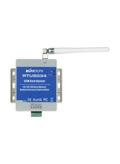 KKmoon Remote On/Off Switch Free Call SMS Command GSM Door Gate Opener Blue/Grey/White 17x9.5x4cm  - Image 1