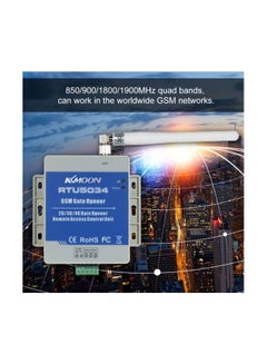 KKmoon Remote On/Off Switch Free Call SMS Command GSM Door Gate Opener Blue/Grey/White 17x9.5x4cm  - Image 4