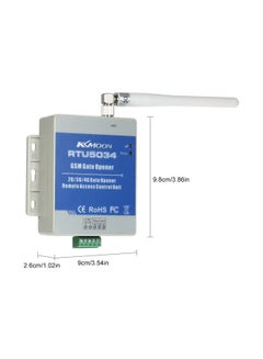 KKmoon Remote On/Off Switch Free Call SMS Command GSM Door Gate Opener Blue/Grey/White 17x9.5x4cm  - Image 3